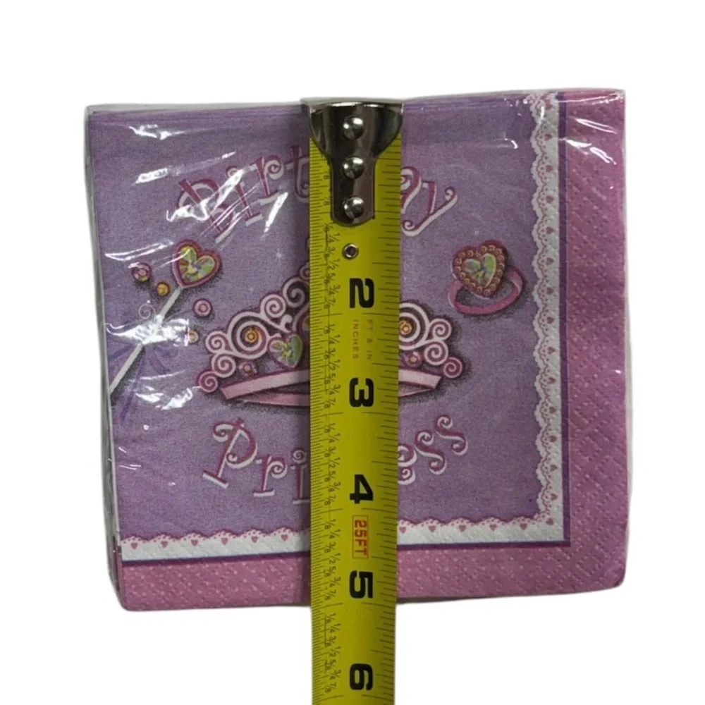 Unique brand set of 2, 16 count princess themed napkins brand new in packaging!